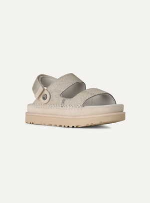 UGG Goldenstar Crackle Glide Women's Leather Sandals