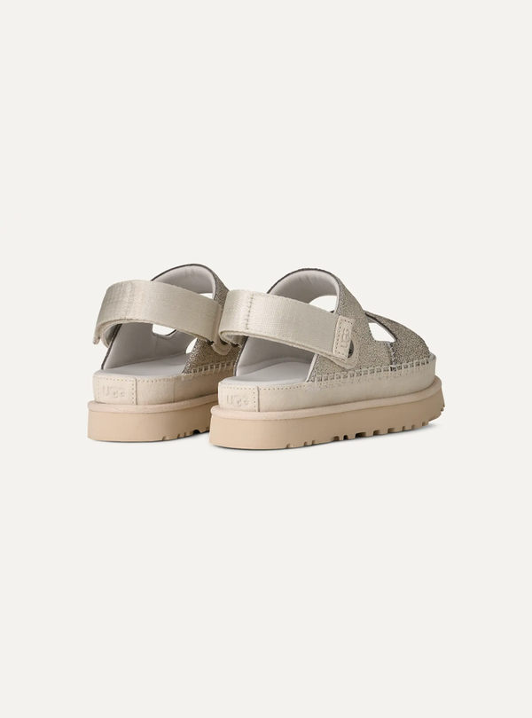 UGG Goldenstar Crackle Glide Women's Leather Sandals