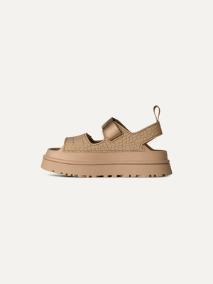 UGG GoldenGlow Croc Embossed Women's Sandals