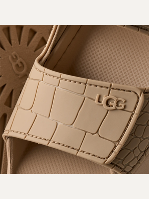 UGG GoldenGlow Croc Embossed Women's Sandals
