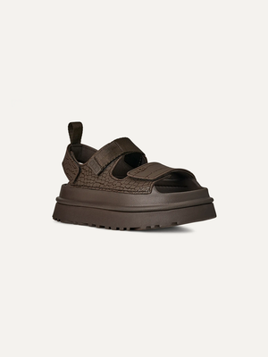 UGG GoldenGlow Croc Embossed Women's Sandals