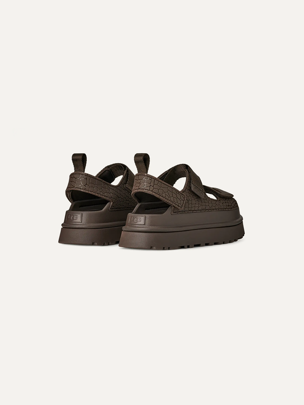 UGG GoldenGlow Croc Embossed Women's Sandals